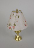 (image for) Table Lamp with rose and Ivy print